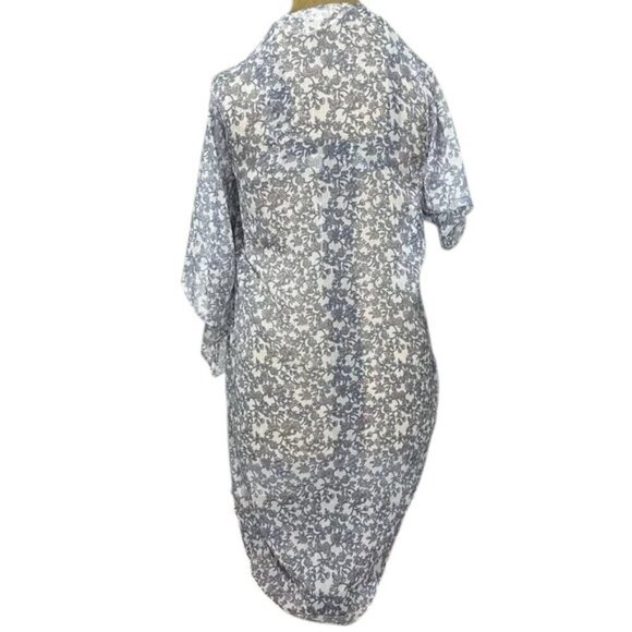 Lauren Conrad Juniors Long Floral Ruana One Size Fits Most - Picture 2 of 3